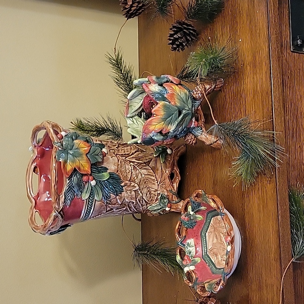Fitz and Floyd christmas lodge